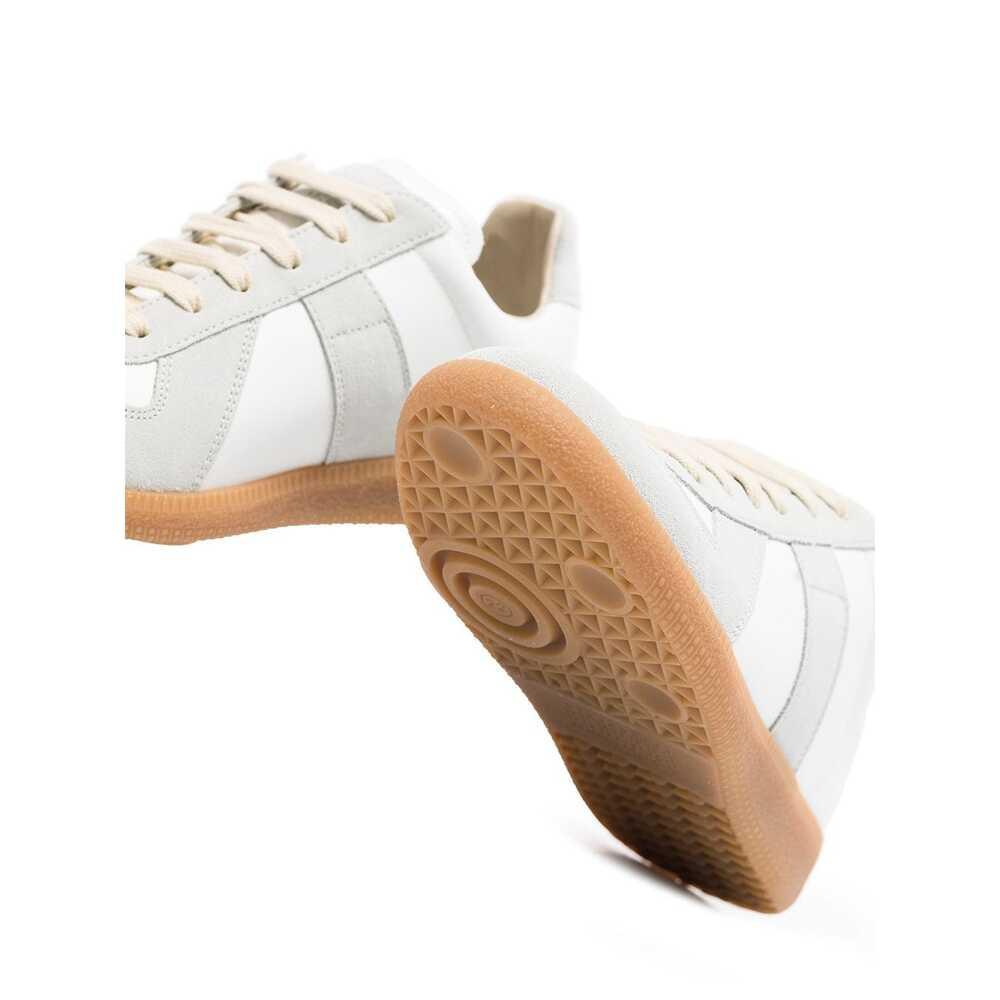 MAISON MARGIELA Replica Leather And Suede Sneakers In White Product Image