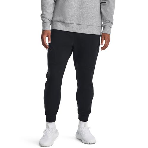 Under Armour Mens Under Armour Unstoppable Fleece Joggers - Mens Timberwolf Taupe/Summit White/Black Product Image