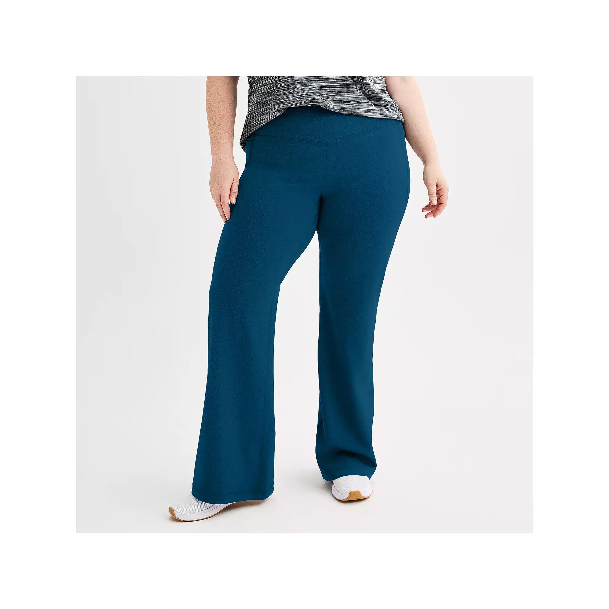Plus Size Tek Gear Ultrastretch Flare Leg Pants, Womens Product Image