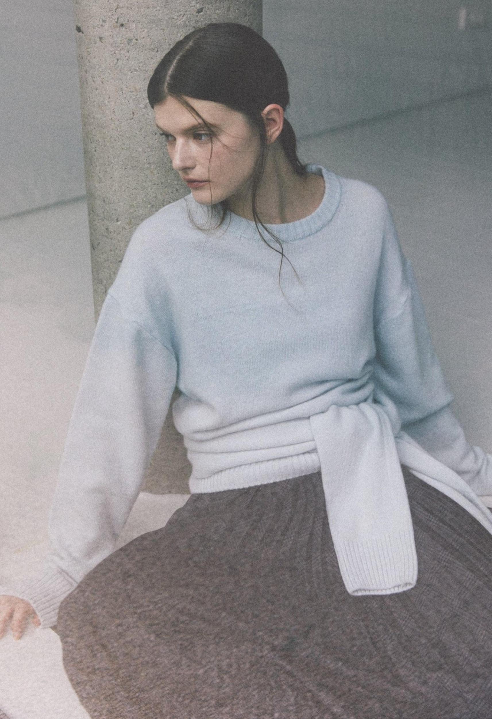 Sky Tie Back Sweater Product Image