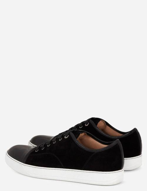 Black DBB1 Suede & Patent Leather Sneakers Product Image