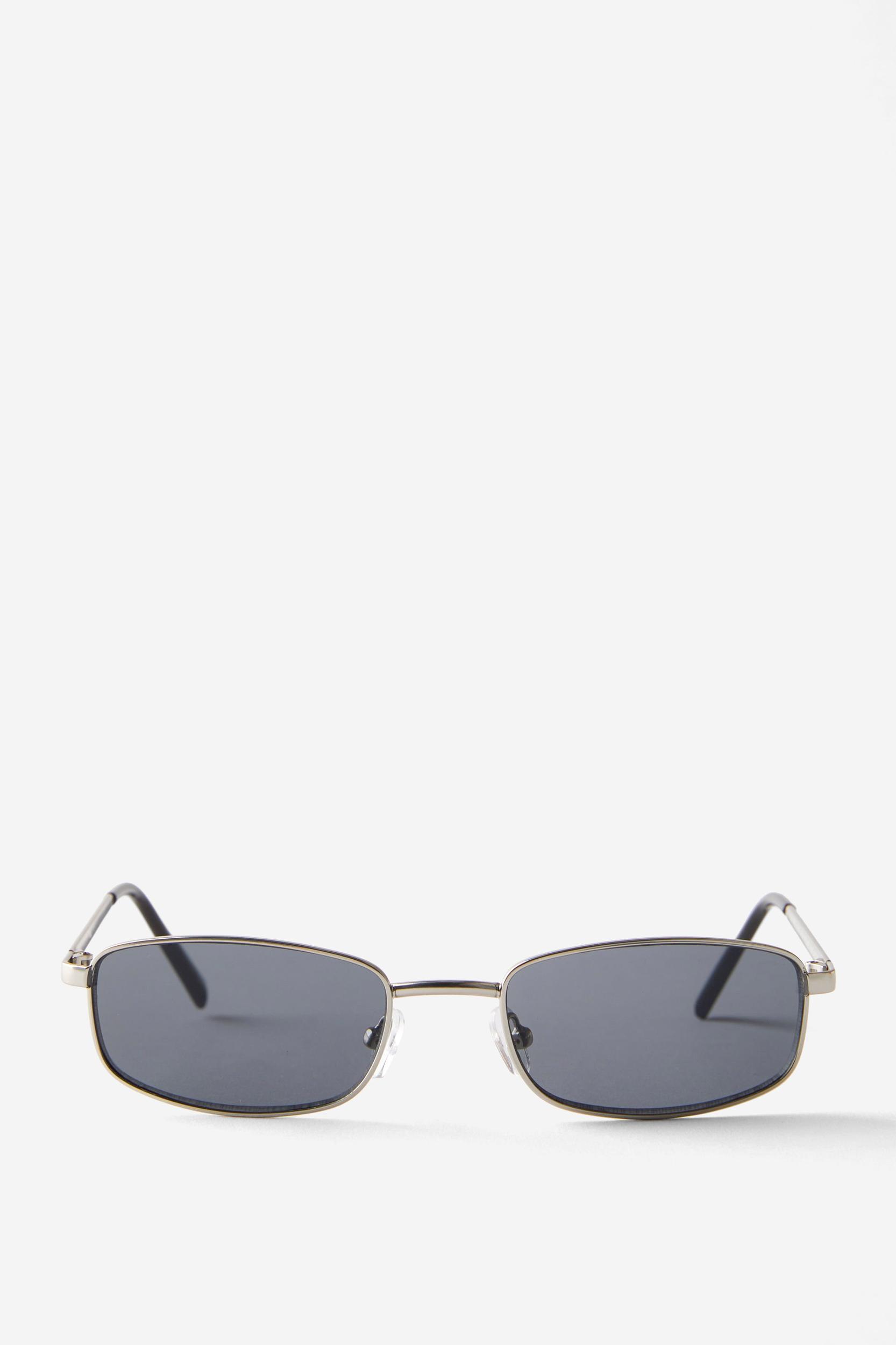 Asha Metal Slim Wrap Around Sunglasses Product Image