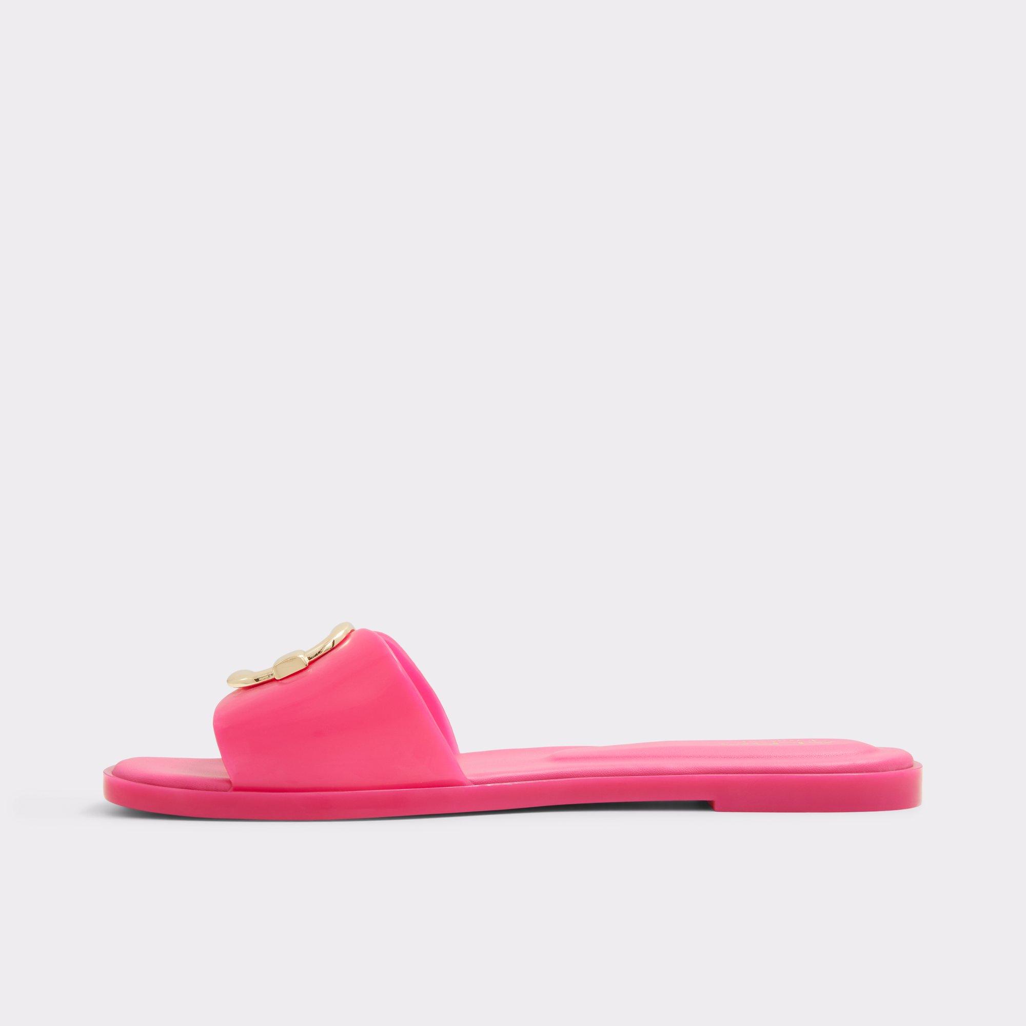 Jellyicious Bright Pink Women's Flat Sandals | ALDO US Product Image