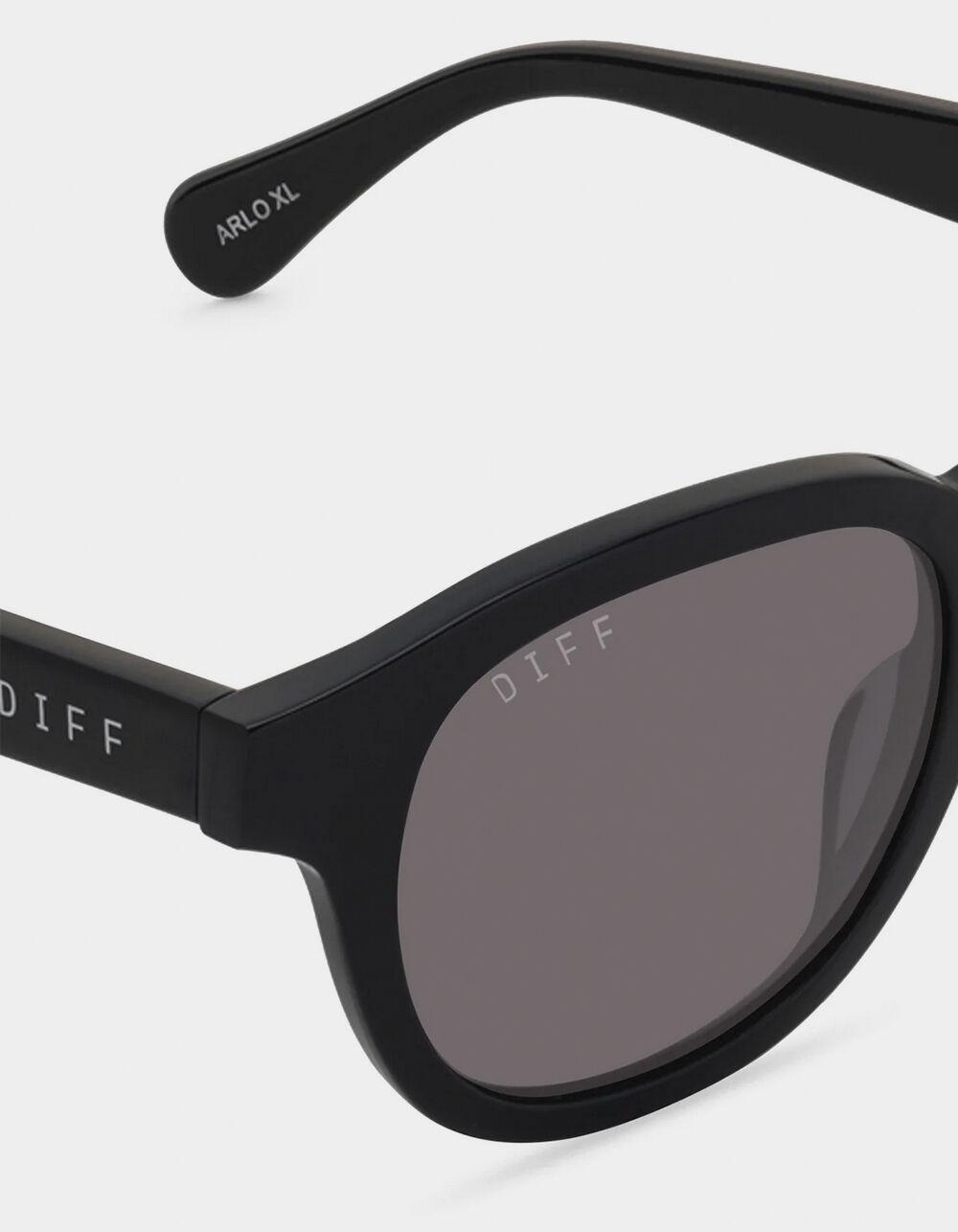 DIFF EYEWEAR Arlo XL Polarized Sunglasses - BLACK/SMOKE Product Image