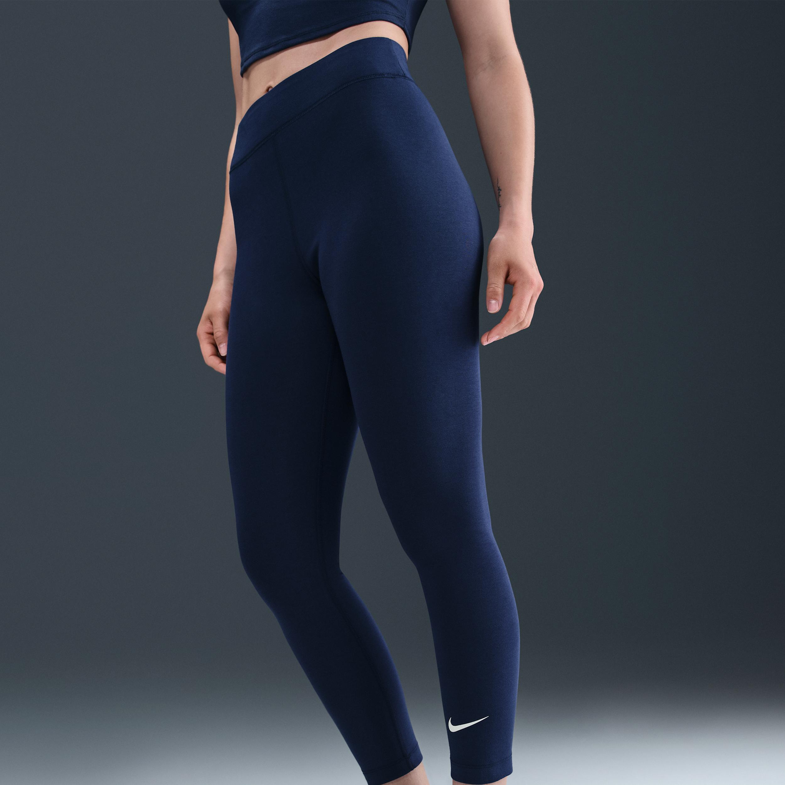 Womens Nike Sportswear Classic High-Waisted 7/8 Leggings | DV7789-410 Product Image