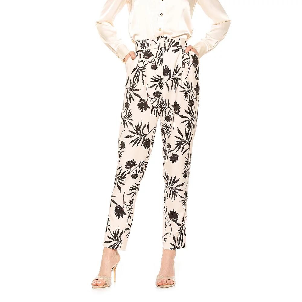 Women's ALEXIA ADMOR Zayna Belted Cigarette Pants,  Product Image