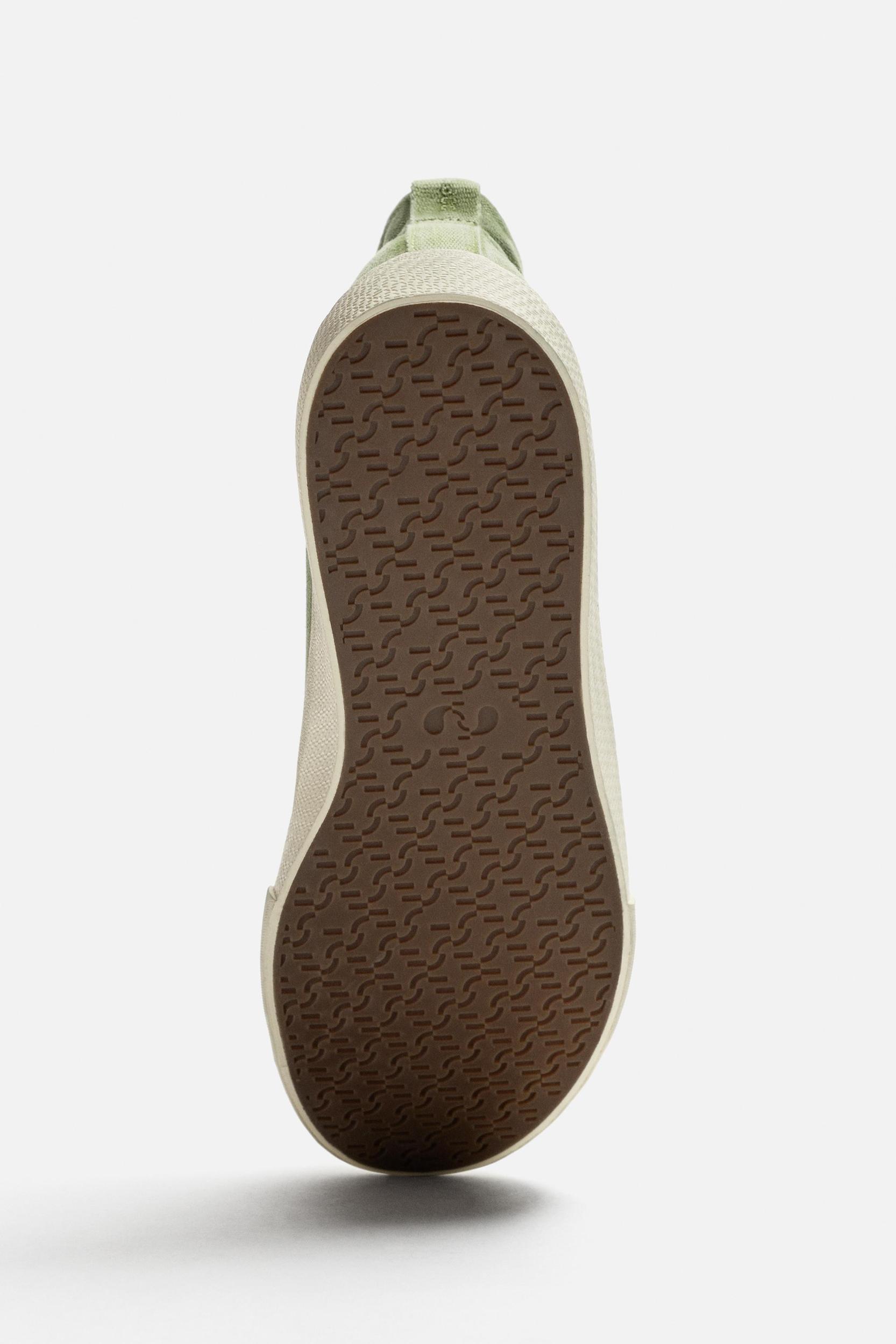 FABRIC HIGH-TOP SNEAKERS Product Image