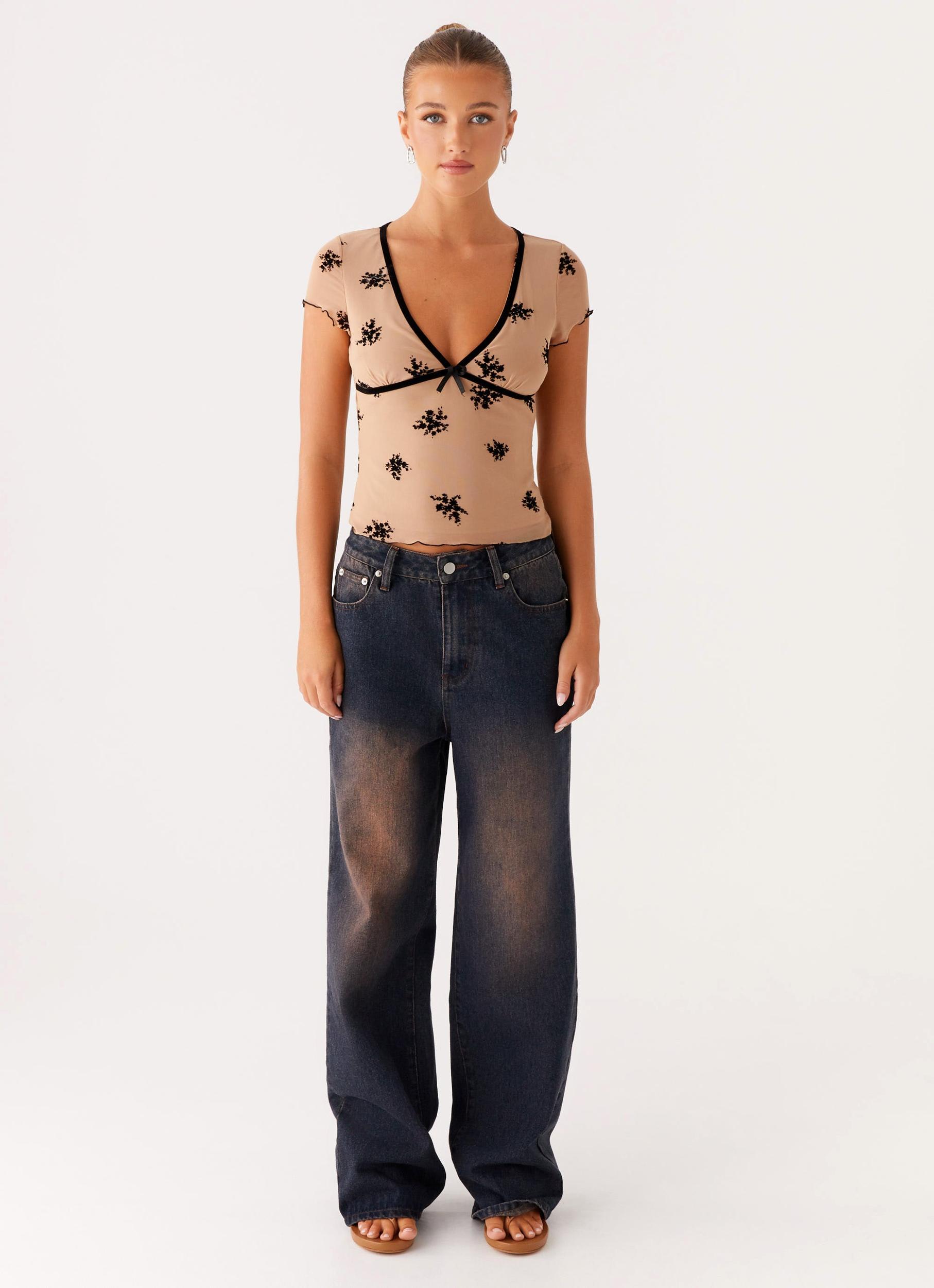 Rocca Top - Nude Product Image