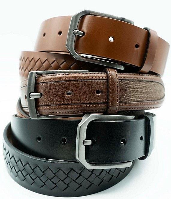 Flag LTD. Men's Noble Perforated Leather Belt Product Image