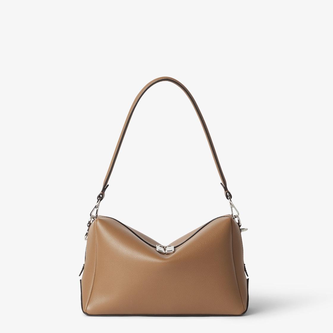 Fendi Lui Medium Light brown leather bag Product Image