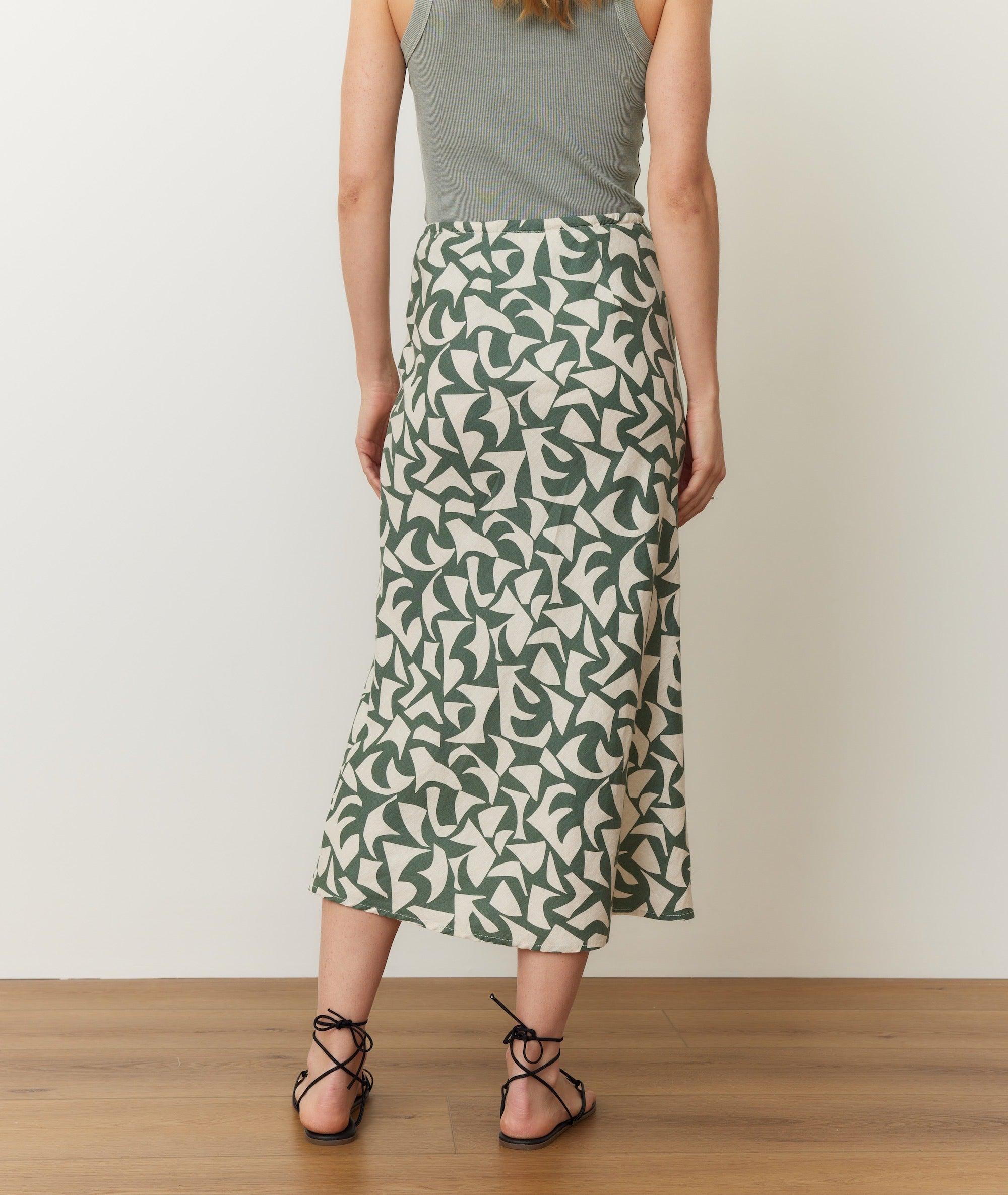 Avery Hemp Midi Skirt Product Image