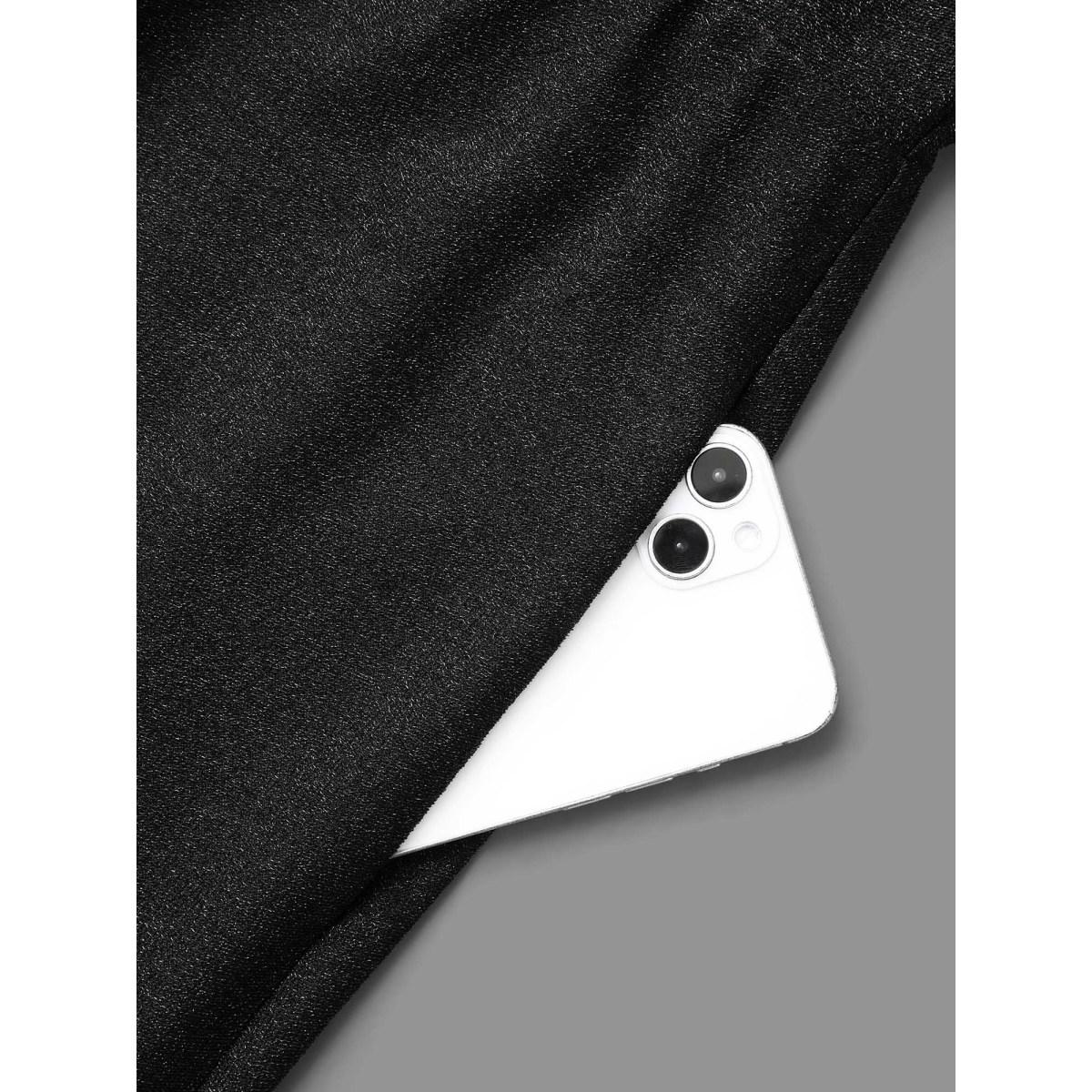 Plus Size Black Cross Back Straps Cowl Neck Jumpsuit Women Cocktail Sleeveless Cowl Neck Party Loose Jumpsuits BloomChic 26/4X Product Image