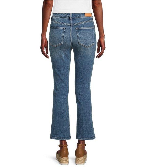 Dear John Jeanne Stretch Denim High Rise Kick Flare Cropped Jeans Product Image