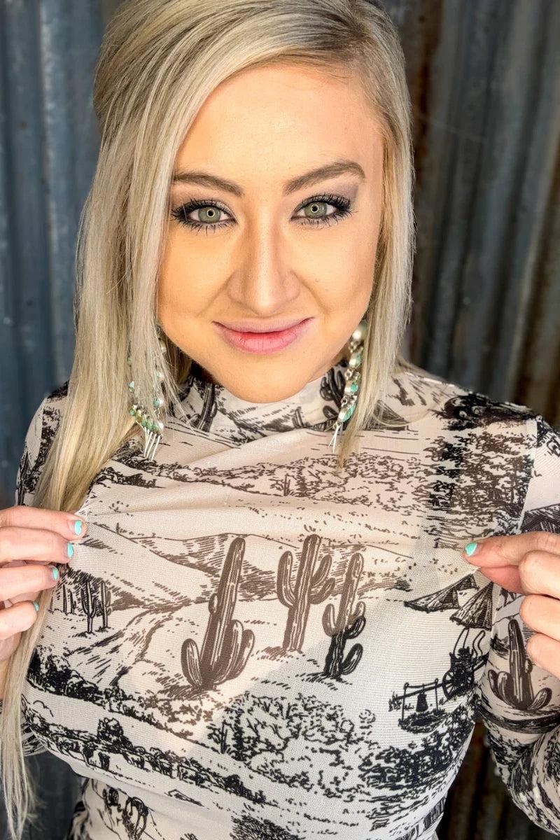 Sterling Kreek The Old Days Mesh Top Product Image