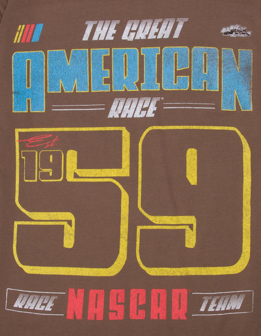 TILLYS x NASCAR 1958 Team Mens Boxy Tee - BROWN Product Image