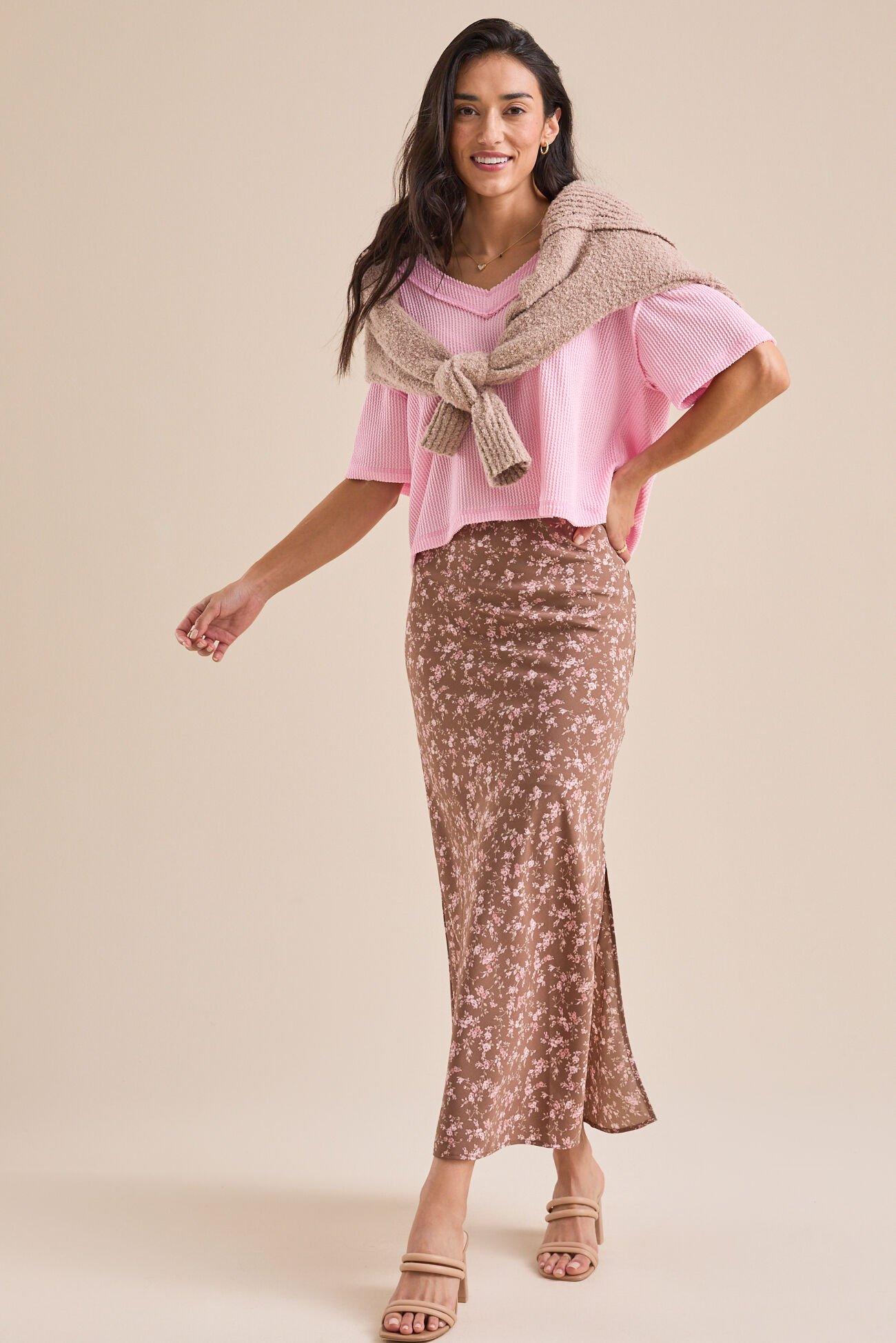 Ada Ribbed Boxy Tee Product Image