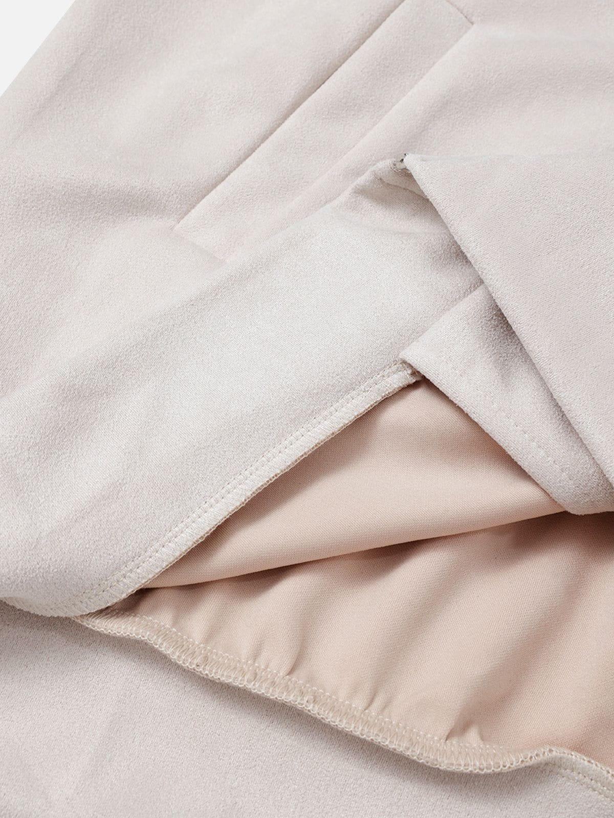 Aelfric Eden Suede Star Patchwork Zip Up Hoodie Product Image