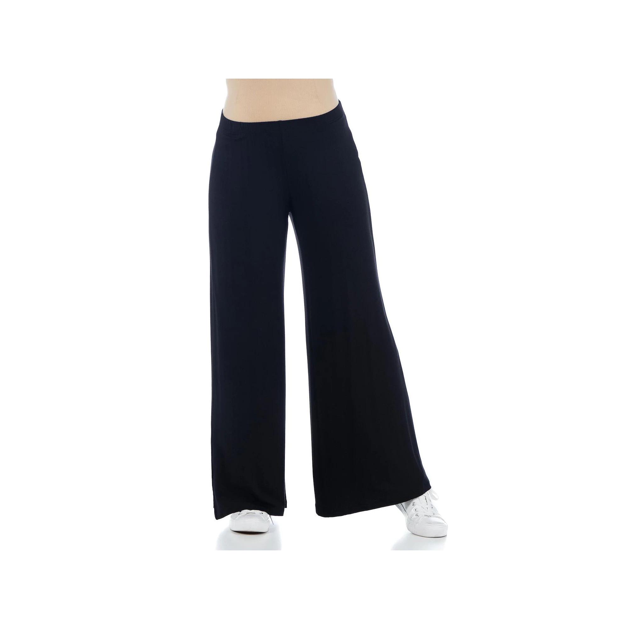 Maternity 24Seven Comfort Apparel Palazzo Lounge Pants, Women's,  Product Image