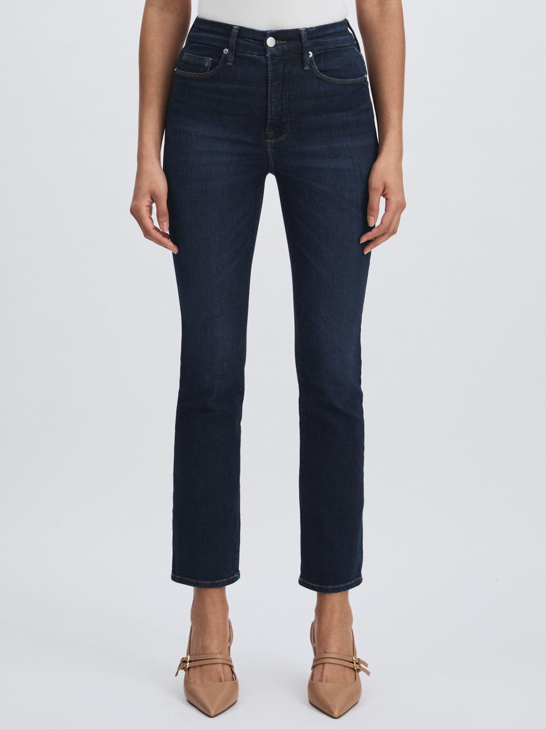 Good American Straight-Leg Jeans in Indigo Product Image
