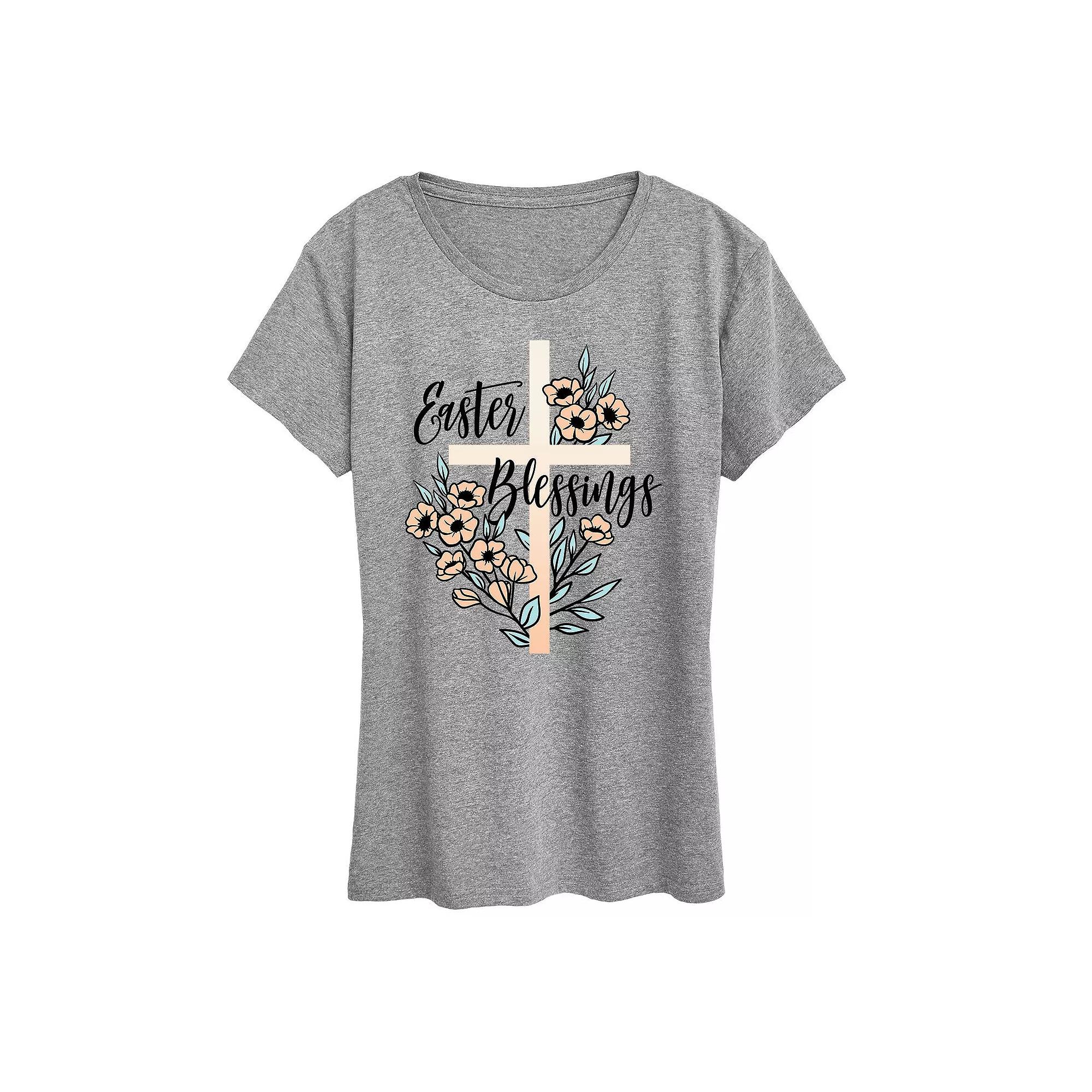 Women's Easter Blessings Graphic Tee,  Product Image
