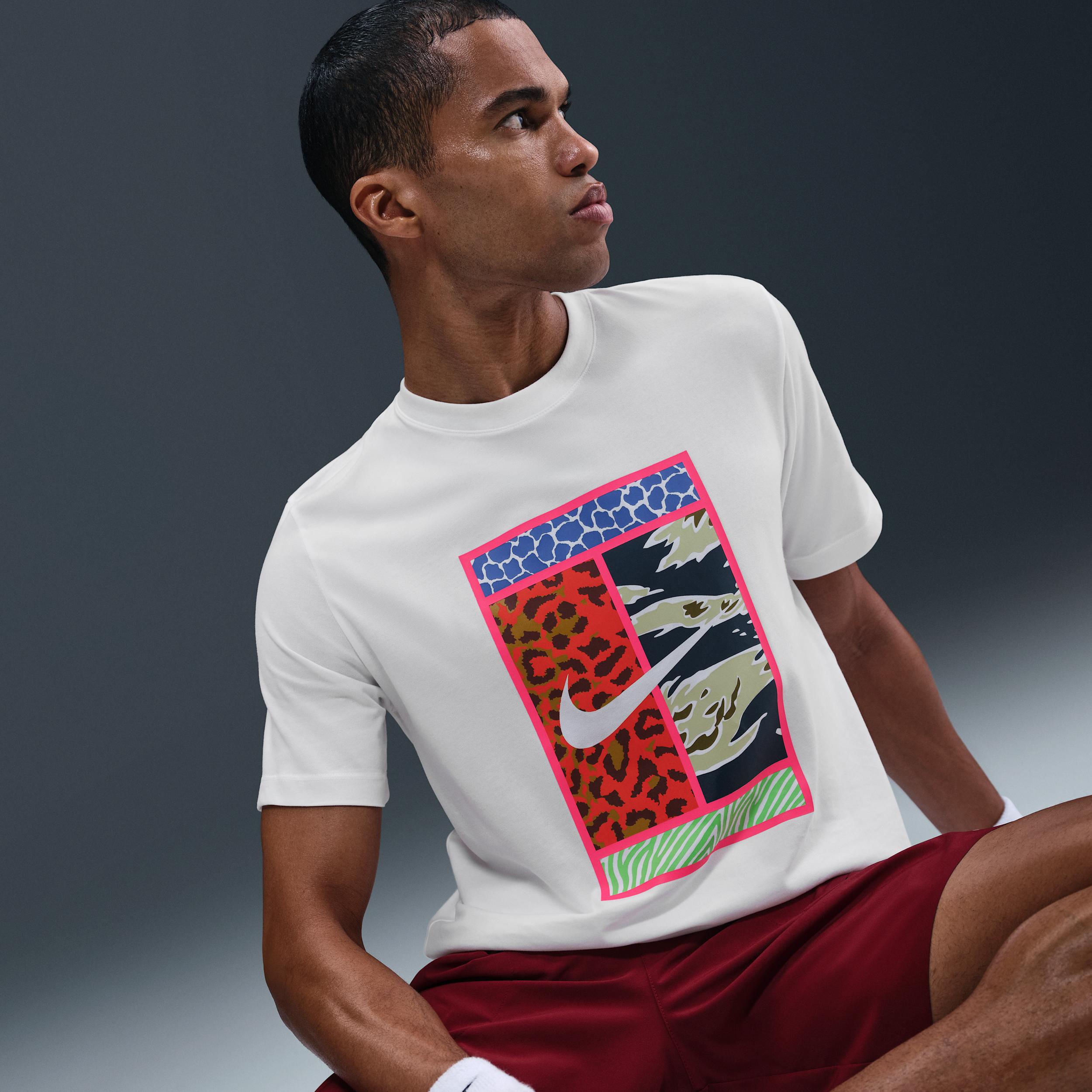 Nike Mens Court Dri-FIT Tennis T-Shirt | HV1715-100 Product Image