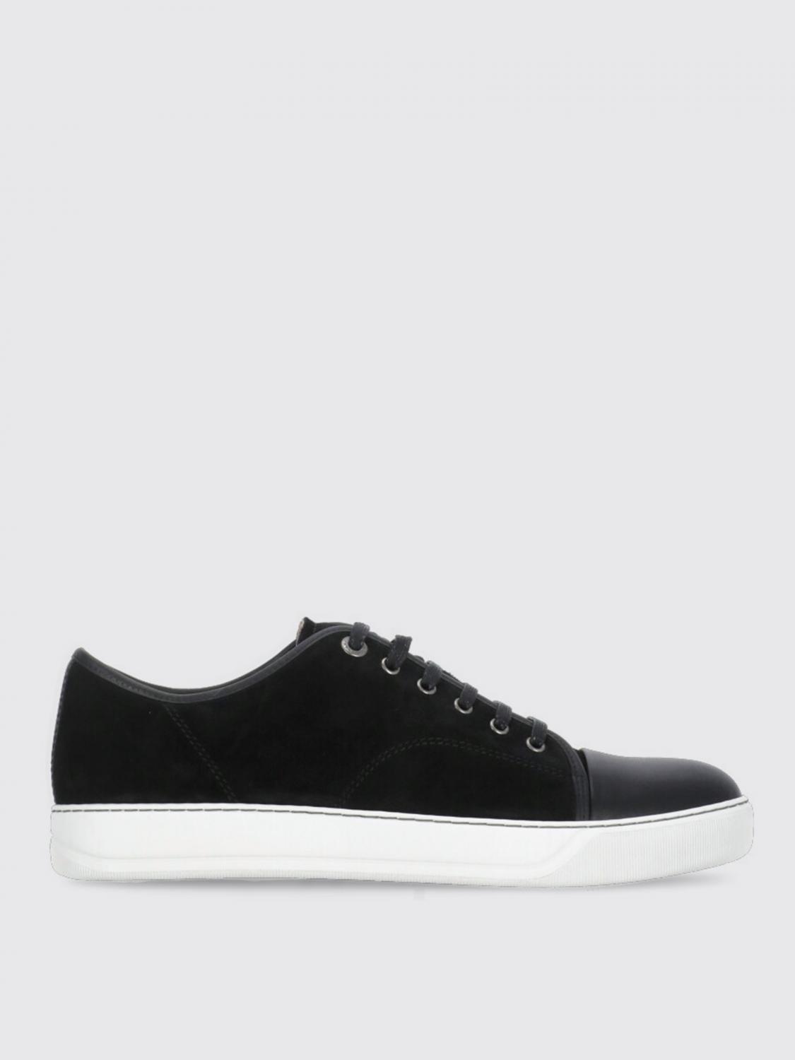 Black DBB1 Suede & Patent Leather Sneakers Product Image