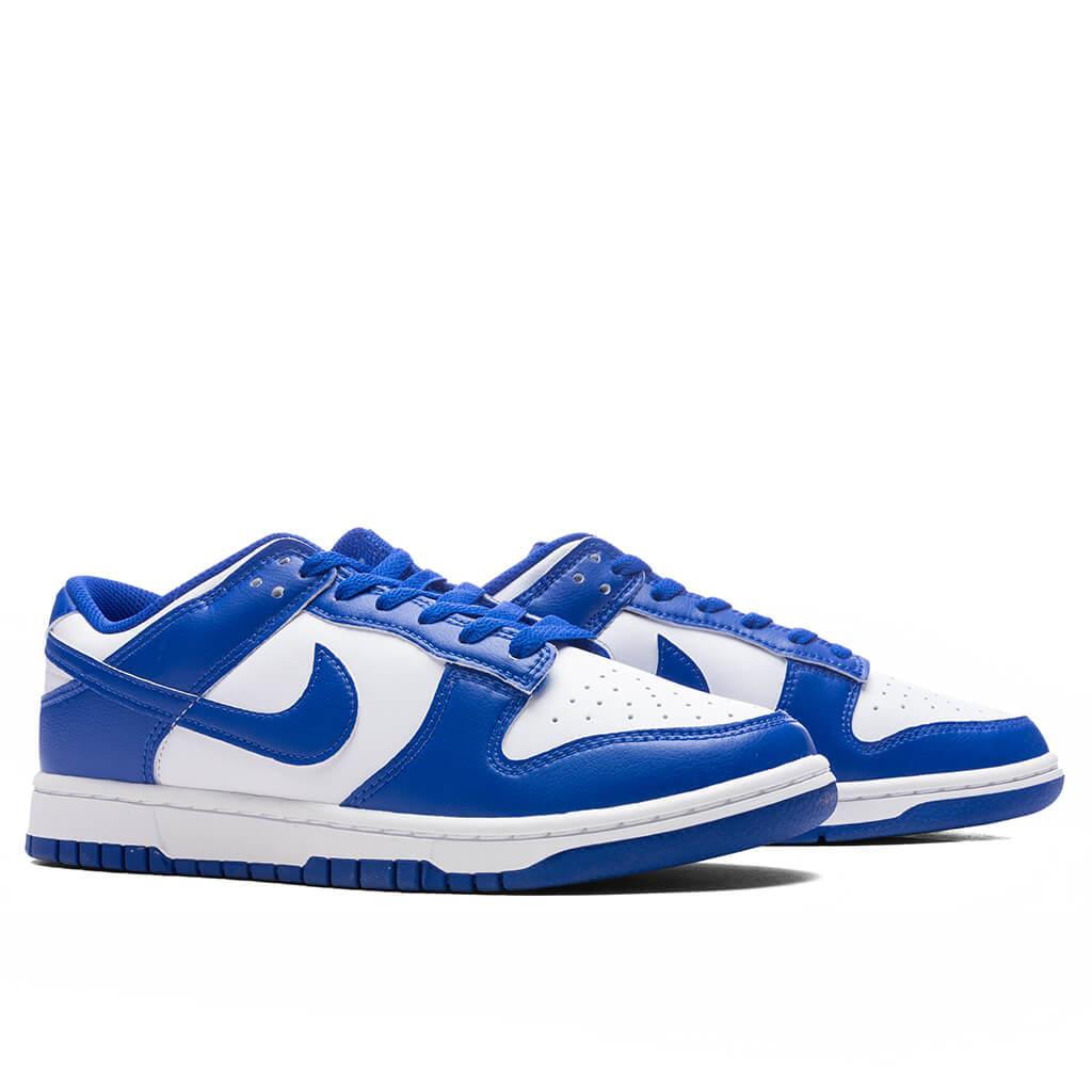 Dunk Low Retro - White/Hyper Royal/White Male Product Image