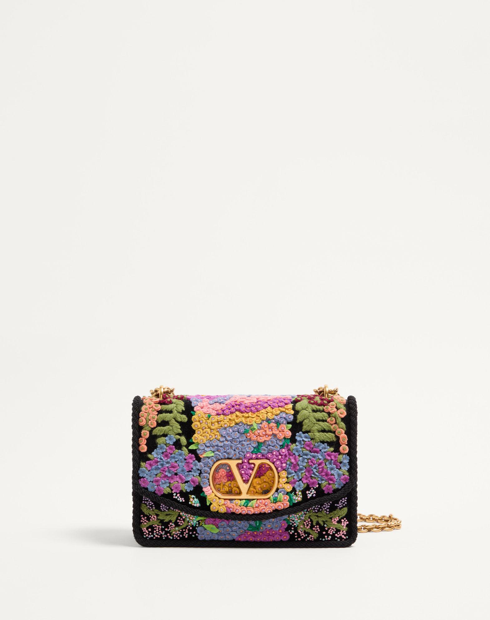 Valentino Garavani Vain Embroidered Shoulder Bag Product Image