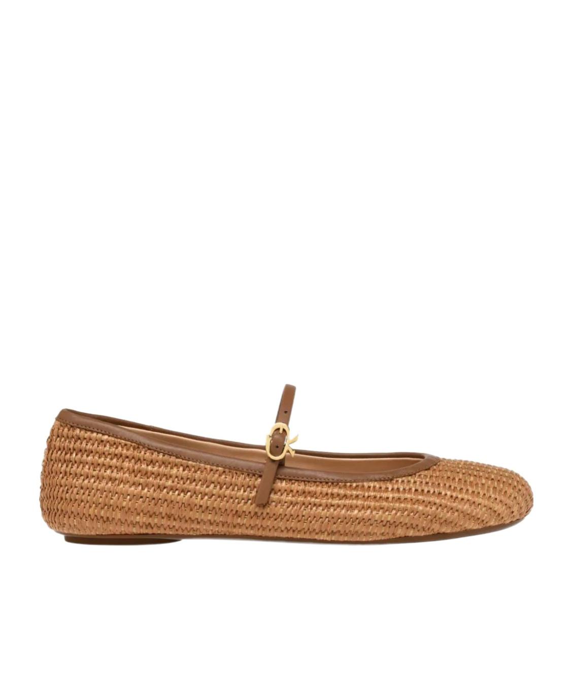 Carla raffia ballet pumps Product Image