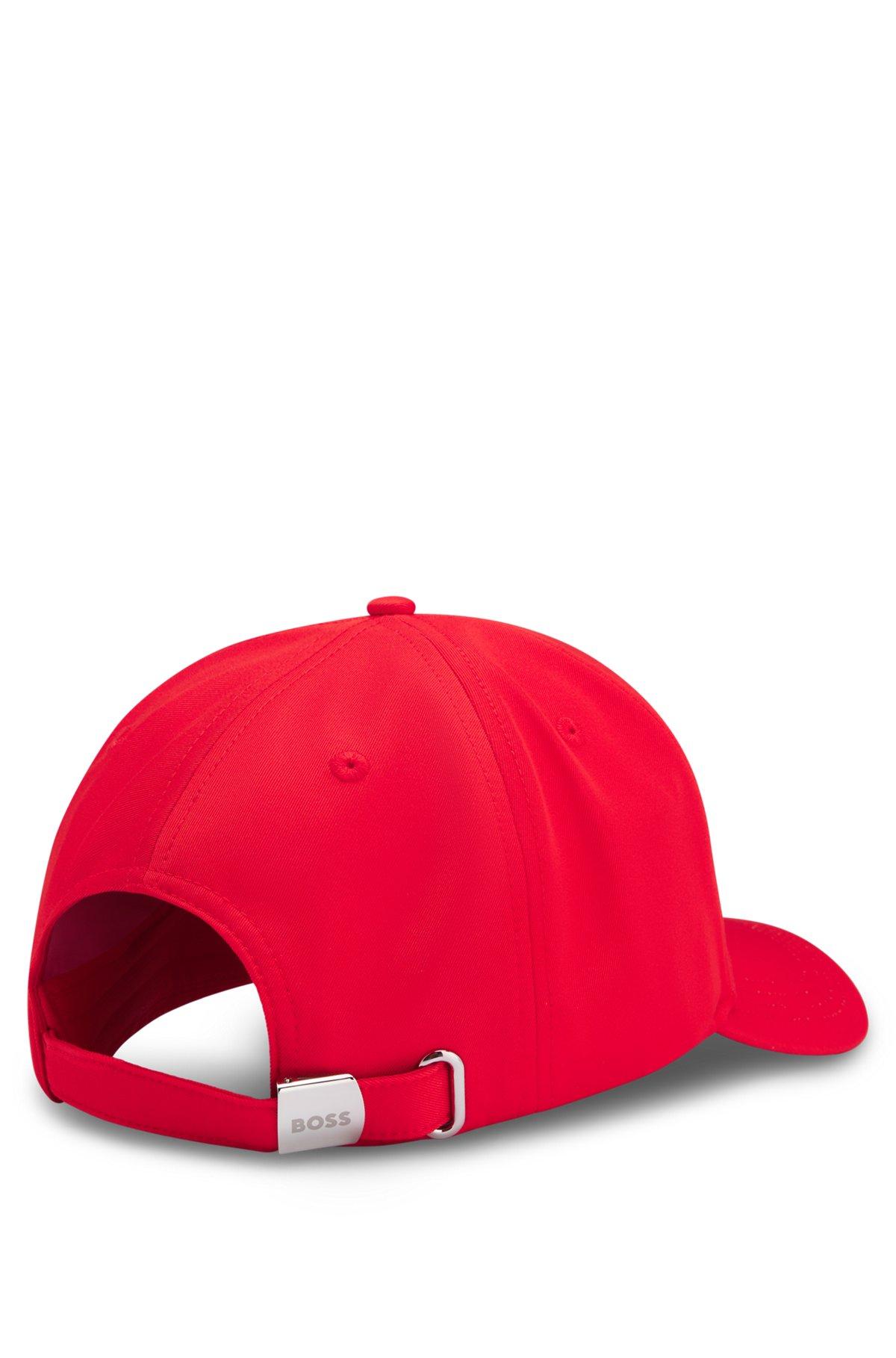 Logo cap in lustrous twill with country-flag badge Product Image