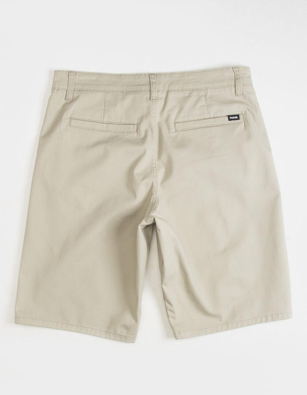 RSQ Mens Long 10" Chino Shorts - KHAKI Product Image