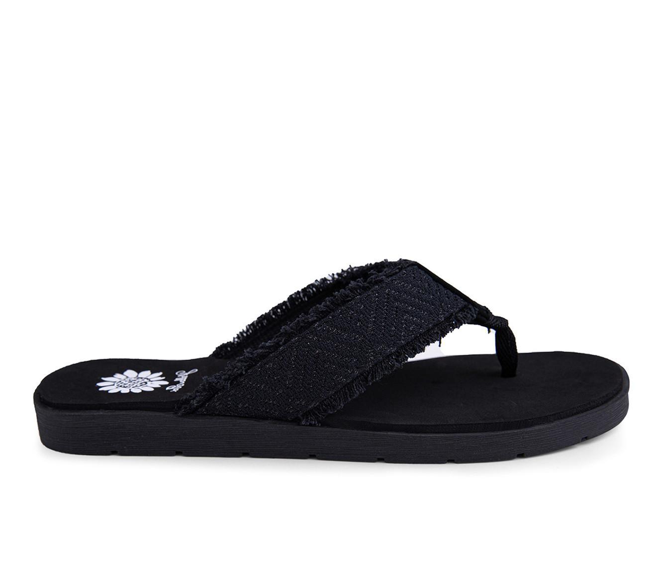 Women's Yellow Box Faddy Flip-Flops Product Image