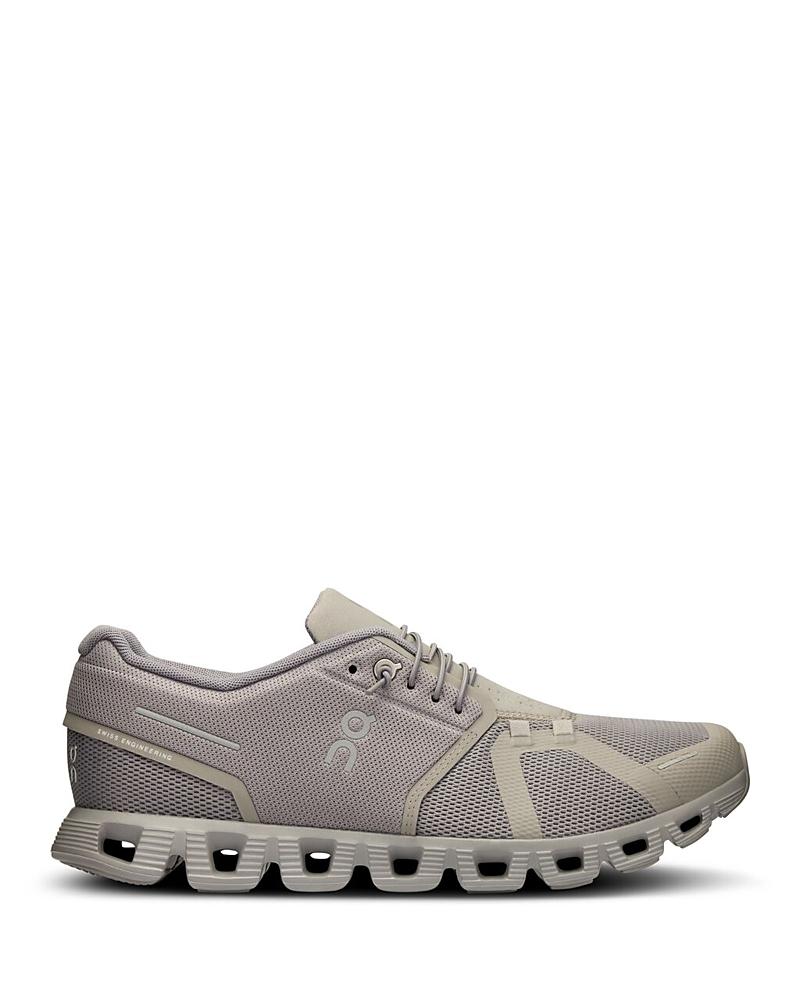 On Mens Cloud 5 Low Top Sneakers in Fog Product Image