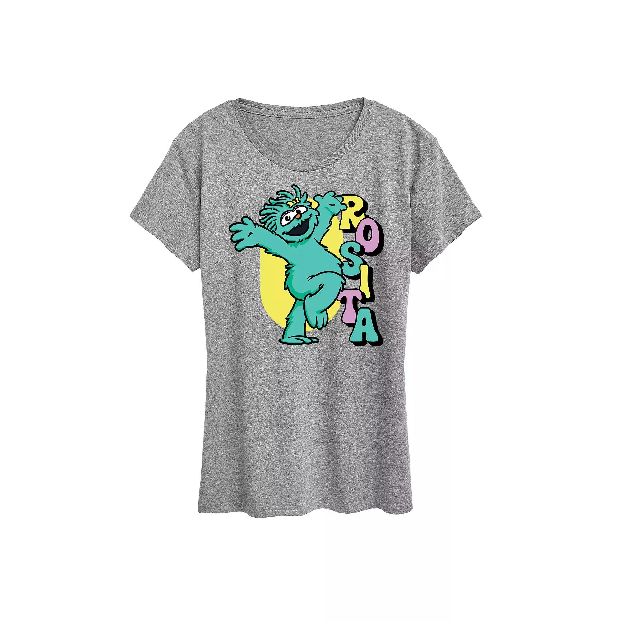 Women's Sesame Street Rosita Hands Up Graphic Tee,  Product Image