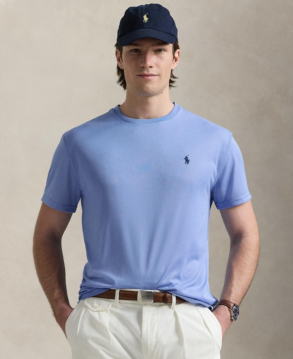 POLO RALPH LAUREN Logo Embroidery T-shirt In Blue Product Image