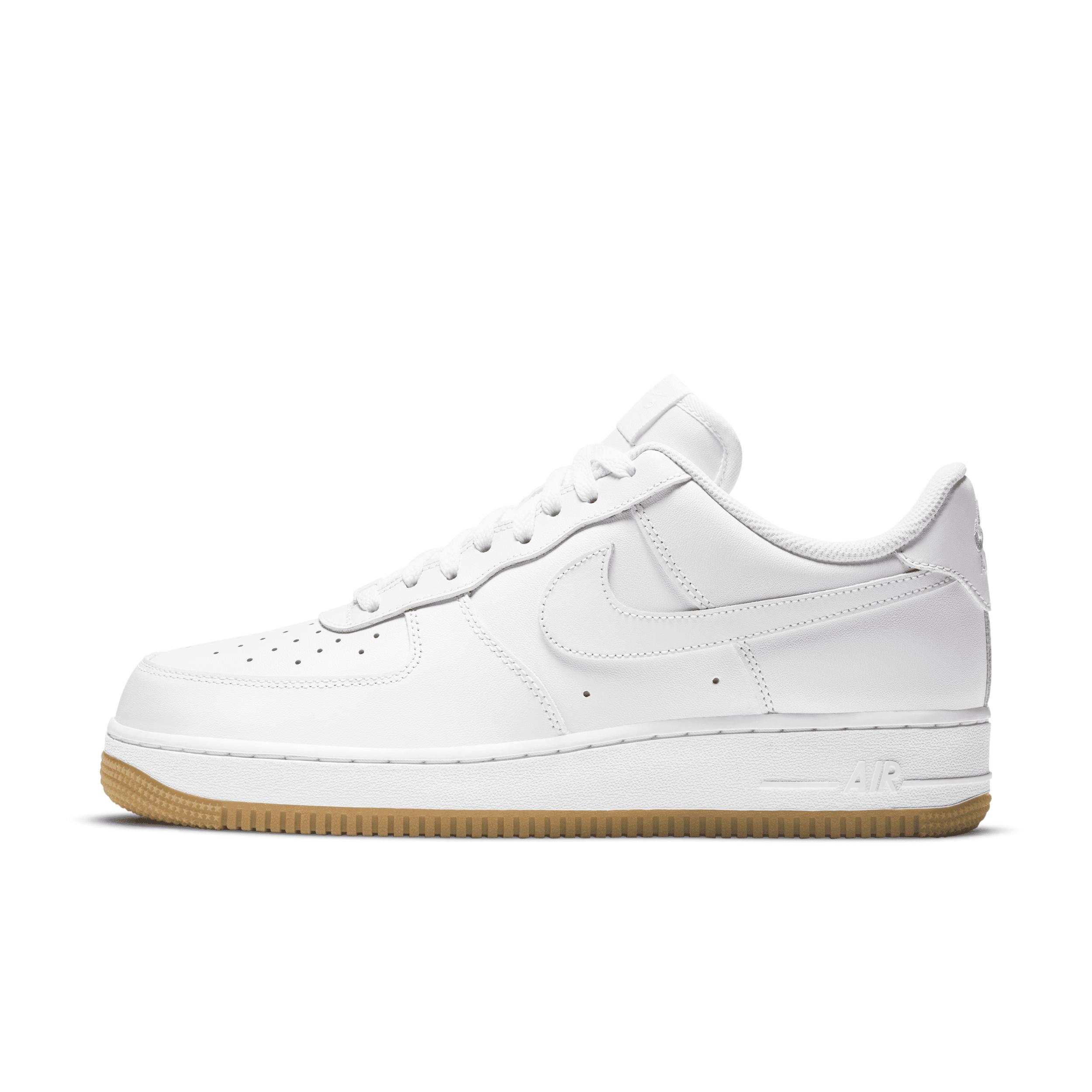 Nike Mens Nike Air Force 1 07 - Mens Shoes Brown/White/White Product Image
