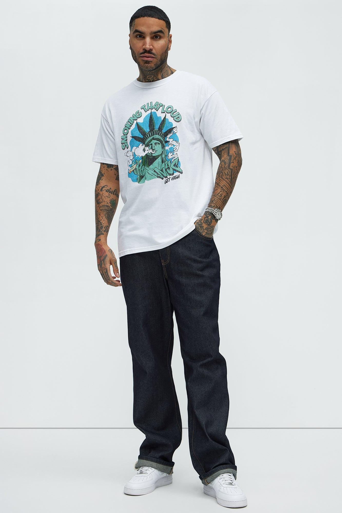 Smoking That Loud NYC Short Sleeve Tee - White Product Image