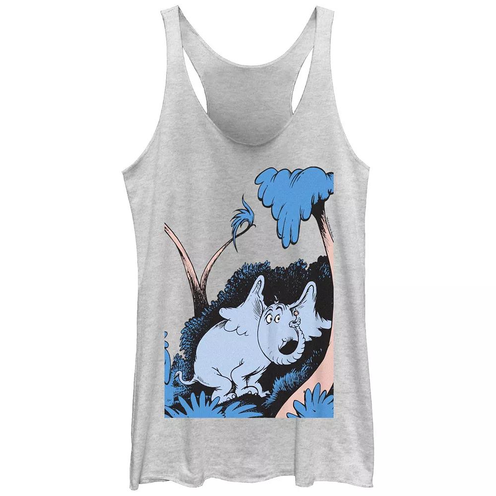 Juniors' Dr. Seuss Horton Hears A Who! Scene Racerback Tank Top, Girl's,  Product Image