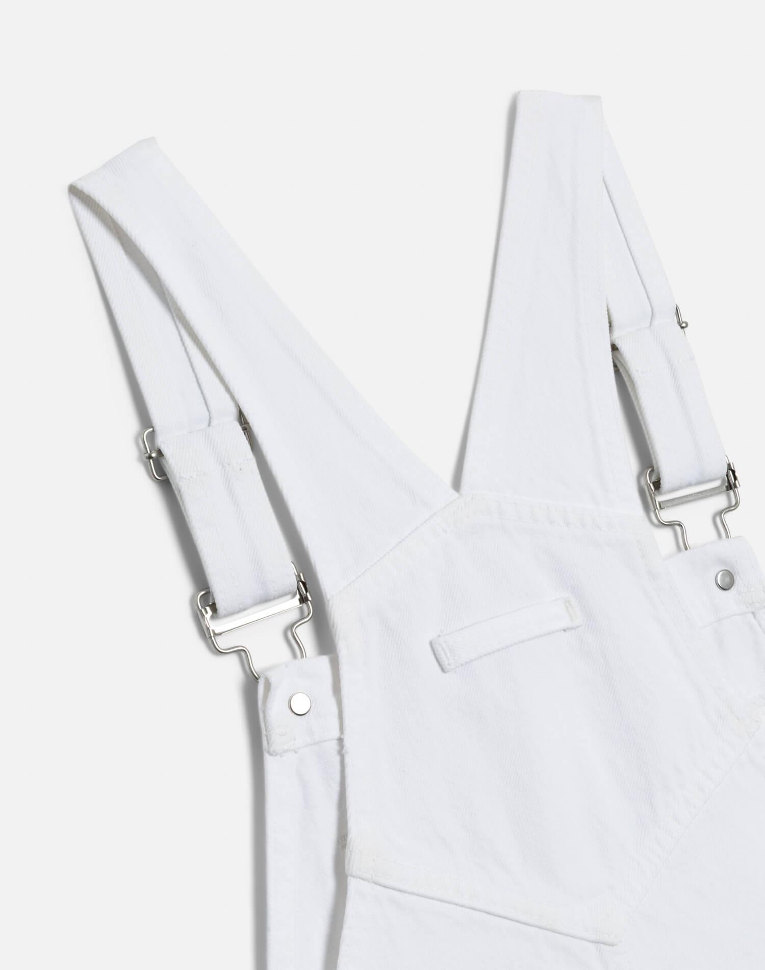 The Overall Dress - White Product Image