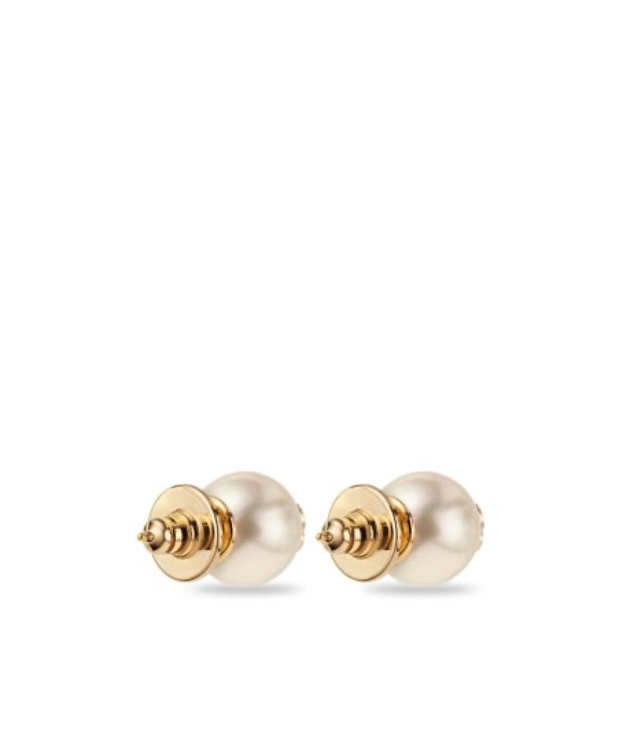 debossed-logo pearl earrings  Product Image