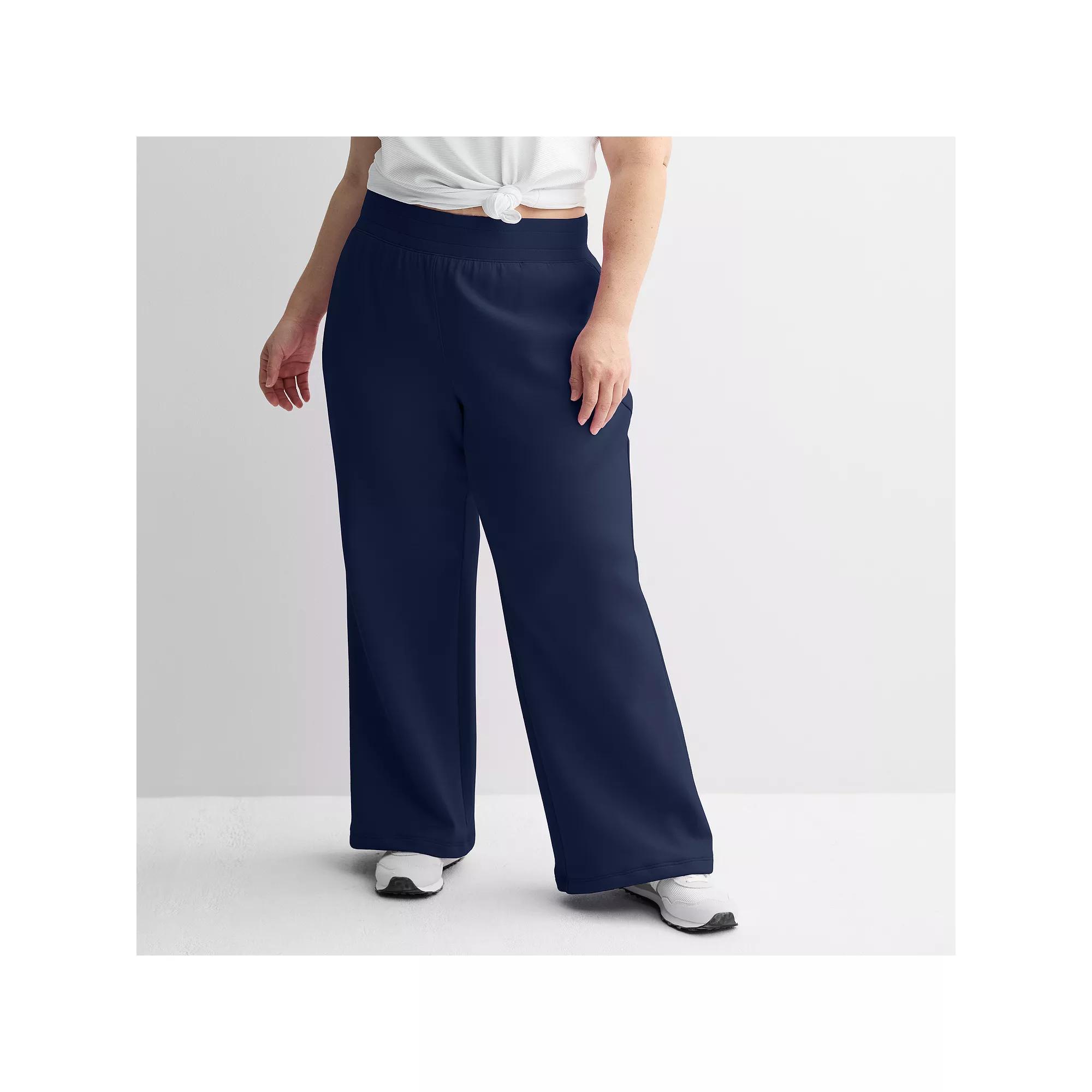 Plus Size Tek Gear® Ultracomfort Wide Leg Pants, Women's, Size: 3XL, Blue Romance Product Image