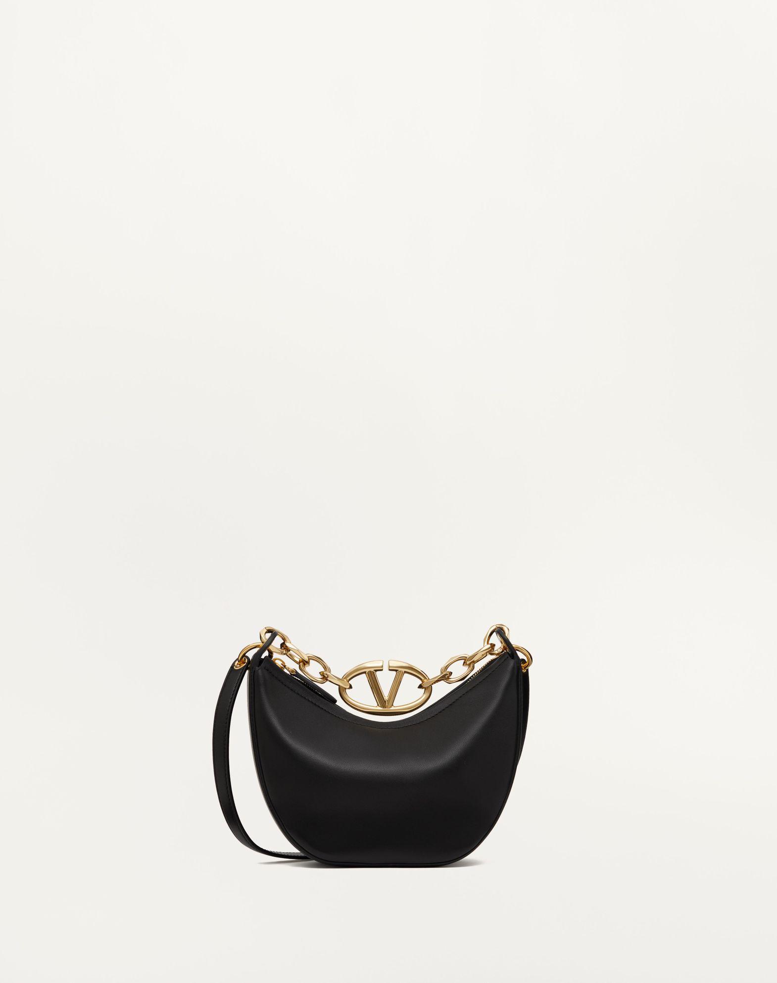 Vlogo Moon Mini Hobo Bag In Nappa Leather With Chain Product Image