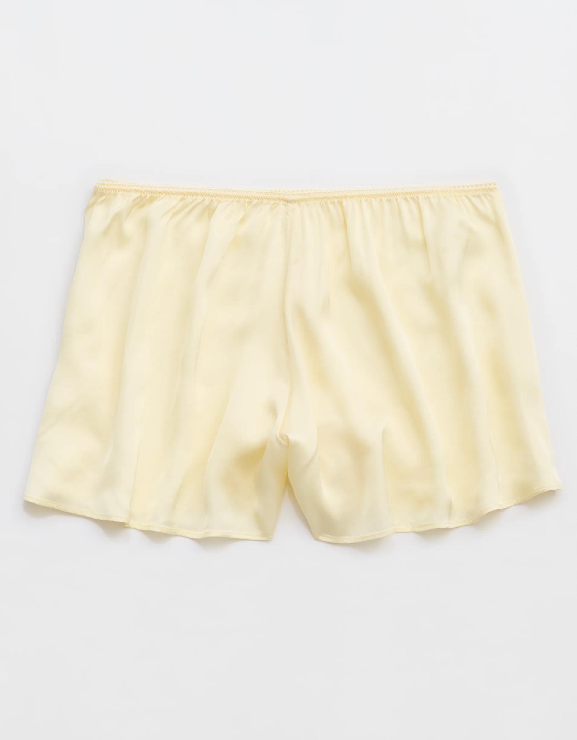 Aerie Off-Duty Satin Flirty Boxer Product Image