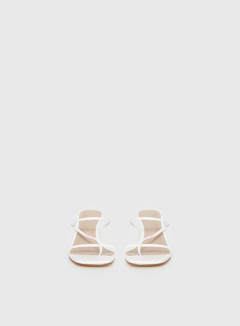 The Becka Heels White Product Image