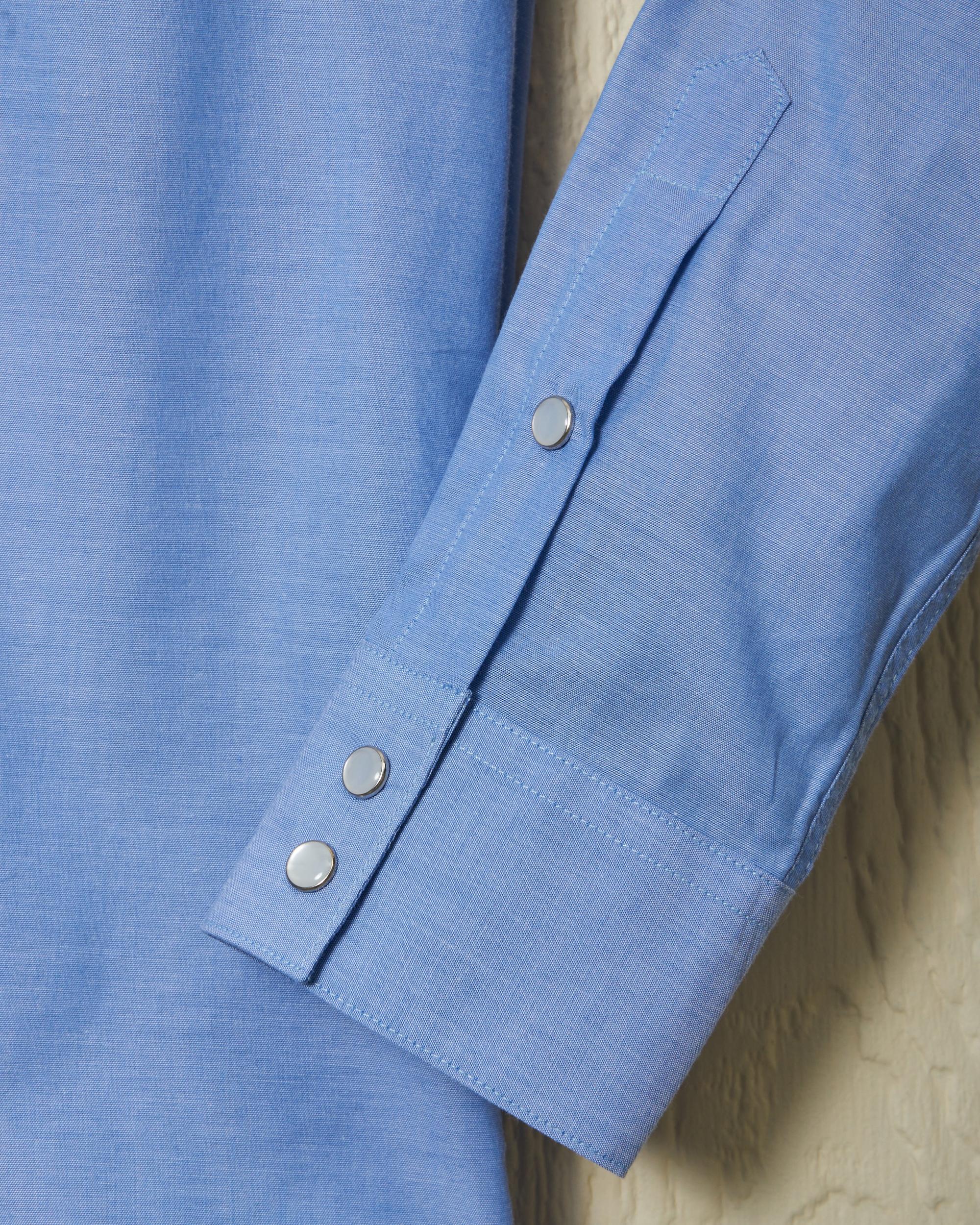 Western Sea-Washed Shirt in Chambray Product Image