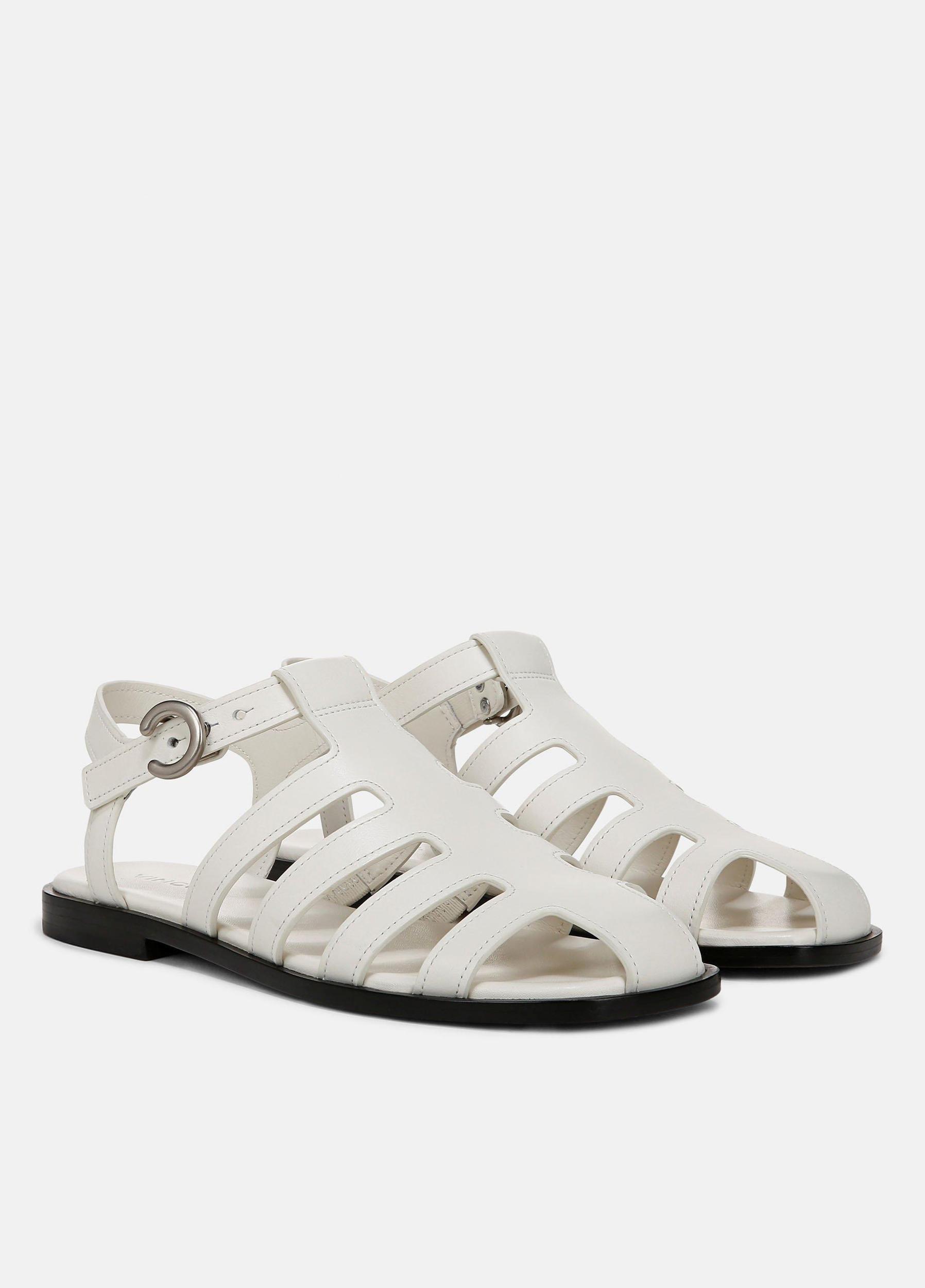 Ines Leather Slingback Flat Product Image