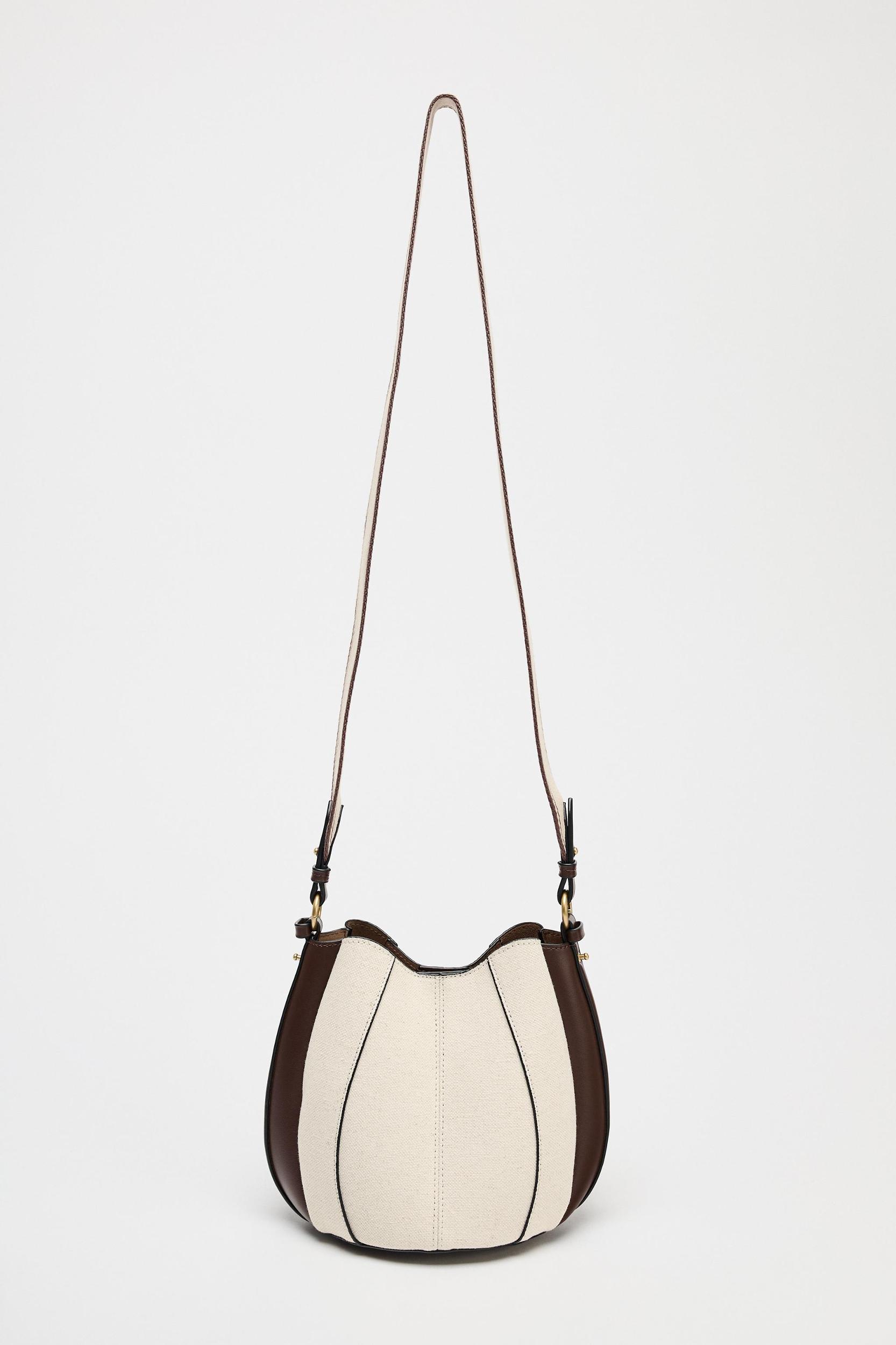 TOPSTITCHED BUCKET BAG Product Image