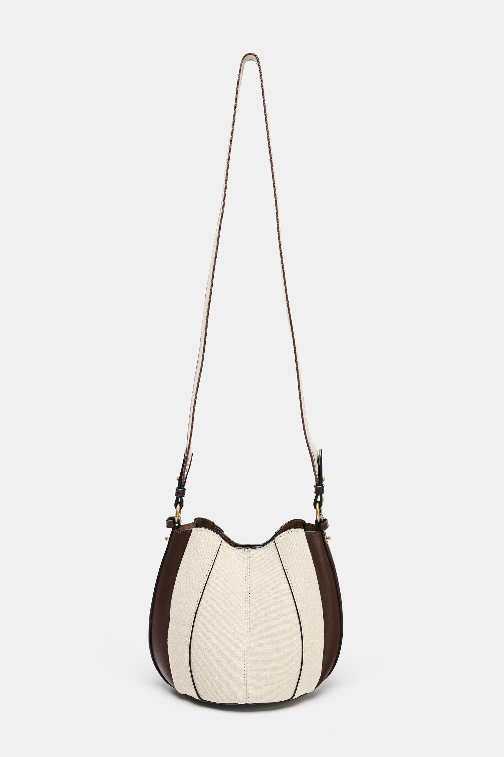 TOPSTITCHED BUCKET BAG Product Image