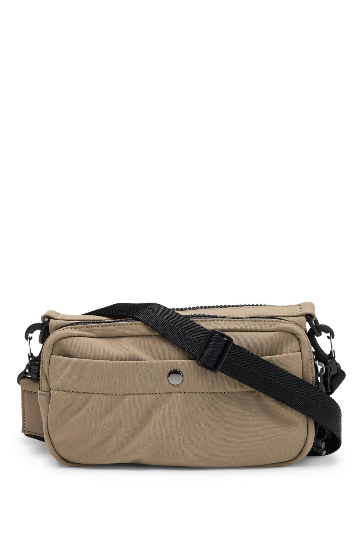 Multi-pocket crossbody bag with contrast branding Product Image