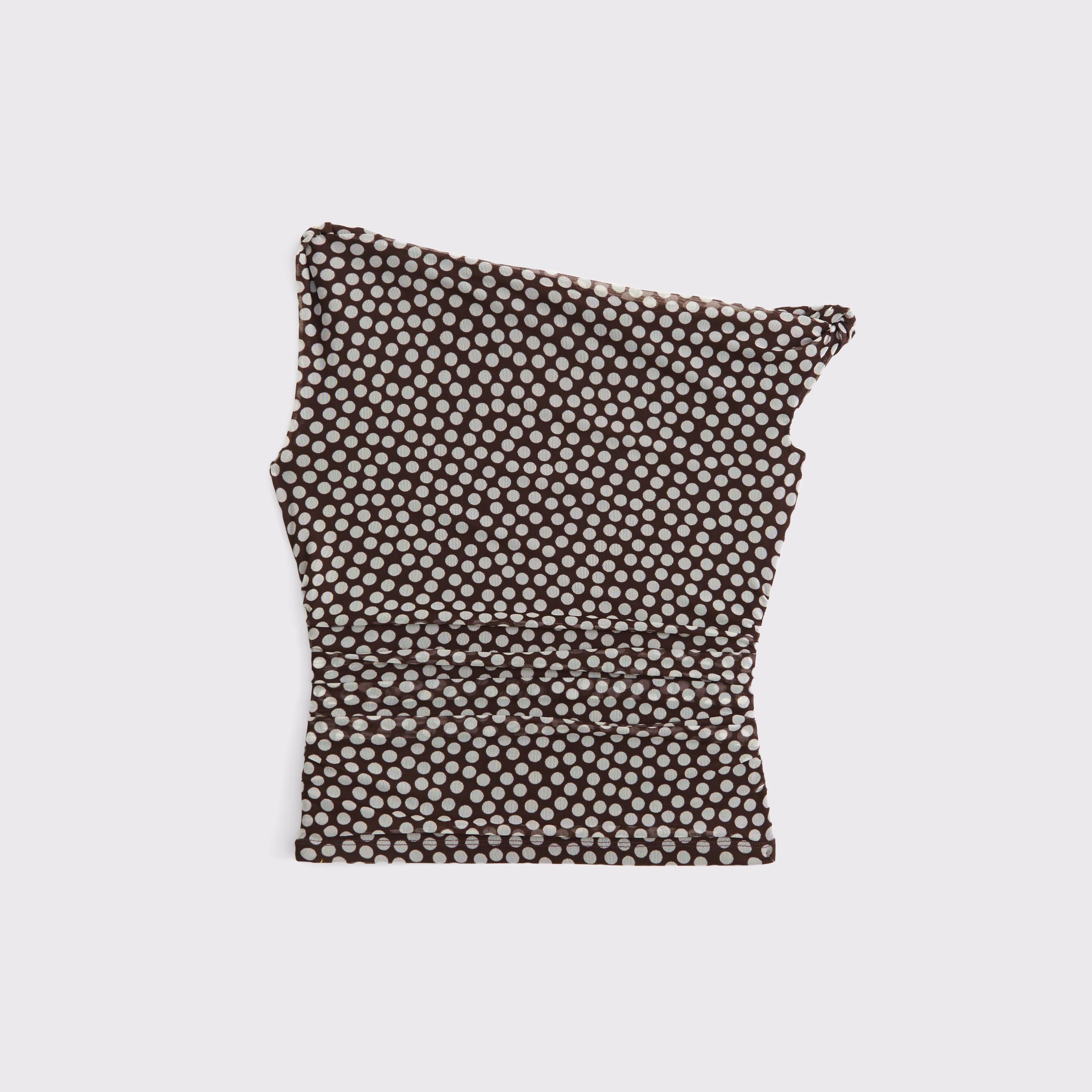 Asymmetrical Mesh Twist Top Product Image